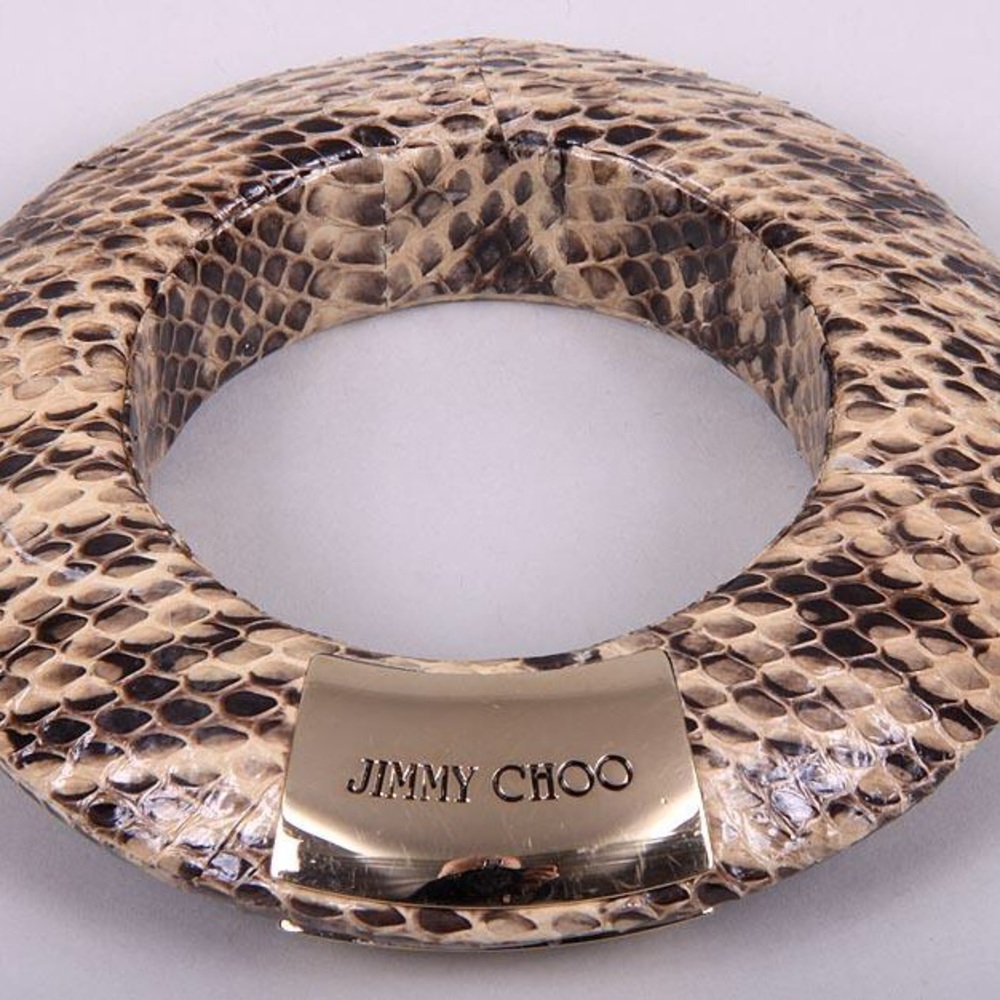 Jimmy Choo Snakeskin Bangle